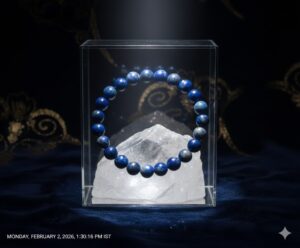 Lapis Lazuli is a celestial deep-blue stone prized for centuries as a symbol of wisdom, royalty, and truth.