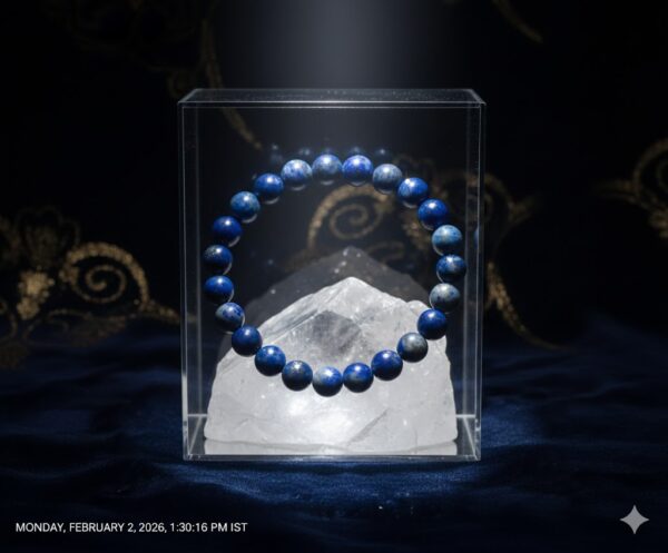 Lapis Lazuli is a celestial deep-blue stone prized for centuries as a symbol of wisdom, royalty, and truth.
